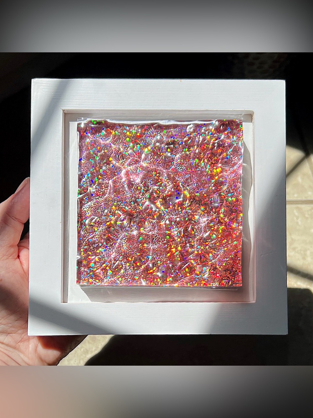 Confetti Aqua Art